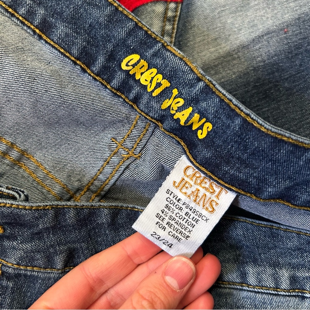 Women’s  Y2K Crest Jeans 23/24 - Picture 4 of 7
